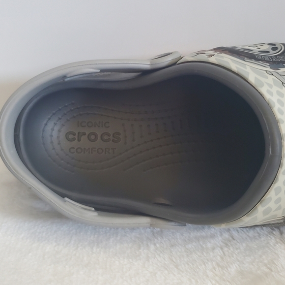 CROCS Funlab Monster Truck LED Light Gray Slip On Clogs Size Jr 3 - Picture 14 of 16